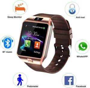 dz09 bluetooth smartwatch,touchscreen wrist smart phone watch sports fitness tracker with sim sd card slot camera